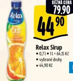 Albert Relax Sirup nabídka