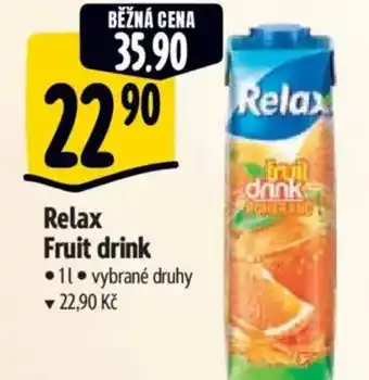 Albert Relax Fruit drink nabídka