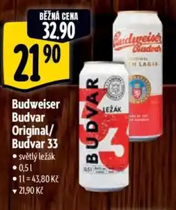 Albert Budweiser Budvar Original/ Budvar 33 nabídka