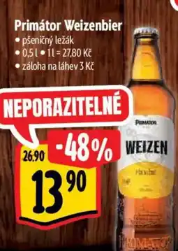 Albert Primátor Weizenbier nabídka