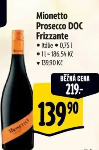 Albert Mionetto Prosecco DOC Frizzante nabídka