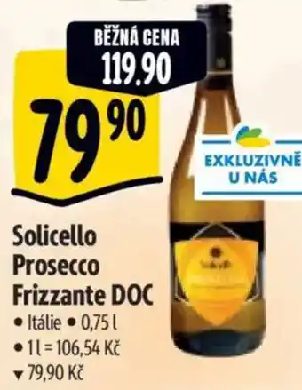 Albert Solicello Prosecco Frizzante DOC nabídka