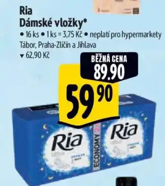 Albert RIA Dámské vložky nabídka