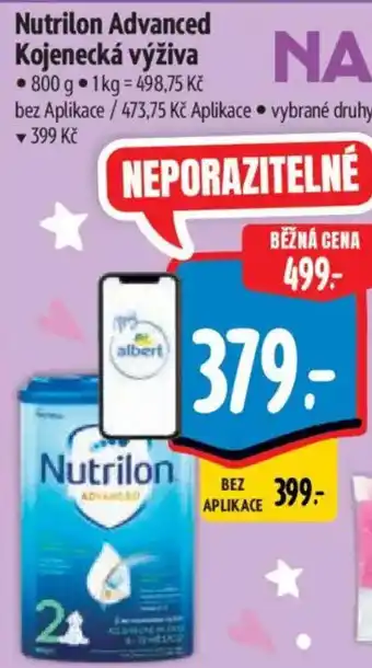 Albert Nutrilon Advanced Kojenecká výživa nabídka