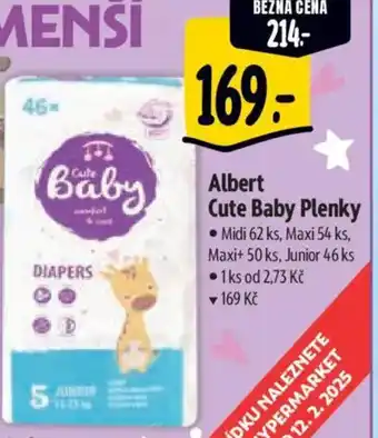 Albert Albert Cute Baby Plenky nabídka