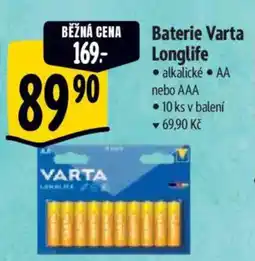 Albert VARTA Baterie Longlife nabídka