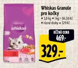 Albert WHISKAS Granule pro kočky nabídka