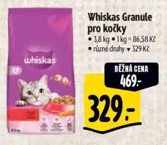 Albert WHISKAS Granule pro kočky nabídka