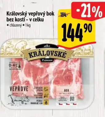 Albert Královský vepřový bok bez kosti - v celku nabídka