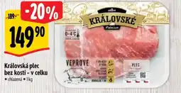 Albert Královská plec bez kosti - v celku nabídka