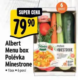 Albert Albert Menu box Polévka Minestrone nabídka