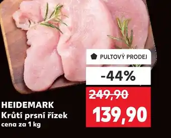 Kaufland HEIDEMARK Krůtí prsní řízek nabídka