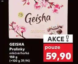 Kaufland GEISHA Pralinky mléčné/hořké nabídka