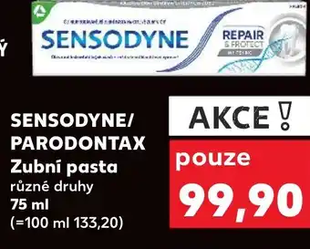 Kaufland SENSODYNE/ PARODONTAX Zubní pasta nabídka