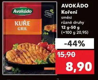 Kaufland AVOKÁDO Koření směsi nabídka