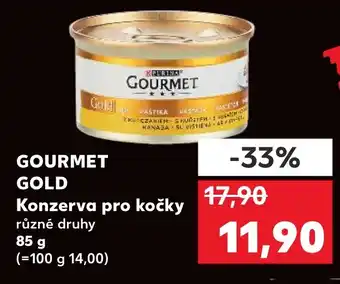 Kaufland GOURMET GOLD Konzerva pro kočky nabídka