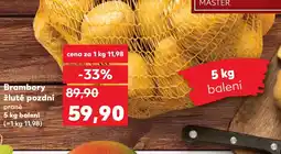 Kaufland Brambory žluté pozdní nabídka