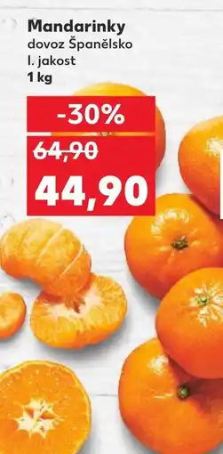 Kaufland Mandarinky nabídka