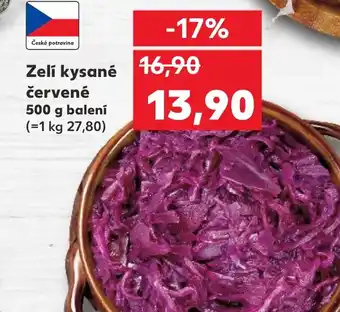 Kaufland Zeli kysané červené nabídka