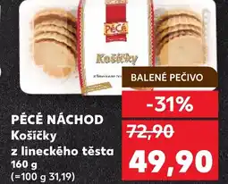 Kaufland PÉCÉ NÁCHOD Košíčky z lineckého těsta nabídka