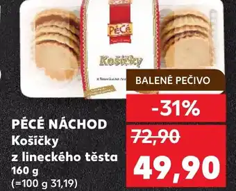 Kaufland PÉCÉ NÁCHOD Košíčky z lineckého těsta nabídka