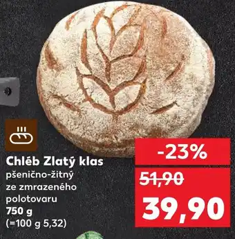 Kaufland Chléb Zlatý klas nabídka