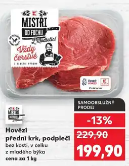 Kaufland Hovězí přední krk, podplečí nabídka