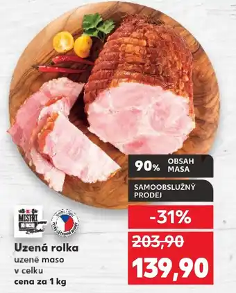 Kaufland Uzená rolka nabídka