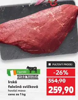 Kaufland Irské hovězí falešná svíčková nabídka