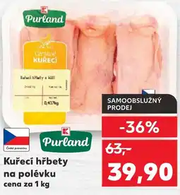 Kaufland Kuřecí hřbety na polévku nabídka