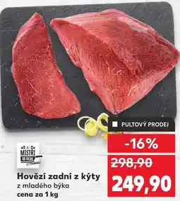 Kaufland Hovězí zadní z kýty nabídka