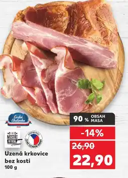 Kaufland Uzená krkovice bez kosti nabídka