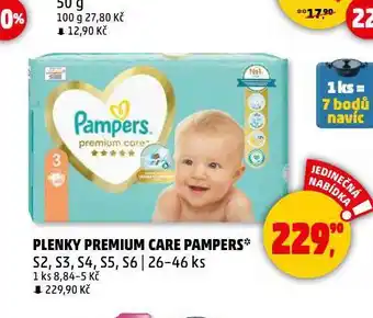 Penny Market Pampers dětské plenky nabídka