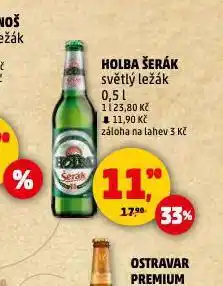 Penny Market Pivo holba šerák nabídka