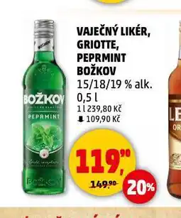 Penny Market Griotka peprmint, vaječný likér nabídka