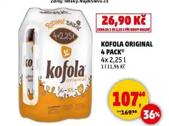 Penny Market Kofola 4pack nabídka