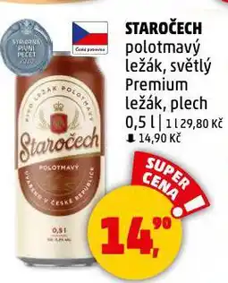 Penny Market Pivo staročech nabídka