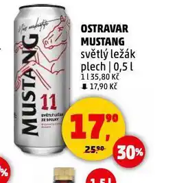 Penny Market Pivo ostravar mustang nabídka