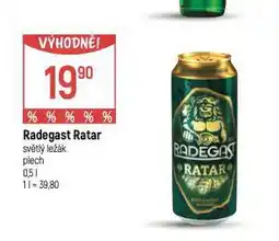 Globus Pivo radegast ratar nabídka