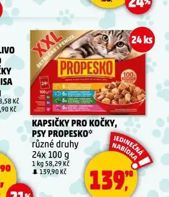 Penny Market Propesko kapsičky pro psy nabídka