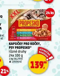 Penny Market Propesko kapsičky pro kočky nabídka