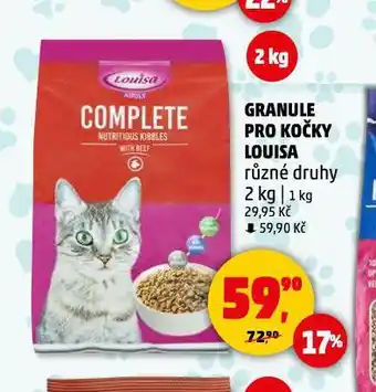 Penny Market Louisa granule pro kočky nabídka