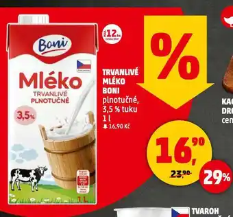 Penny Market Trvanlivé mléko 3,5% nabídka