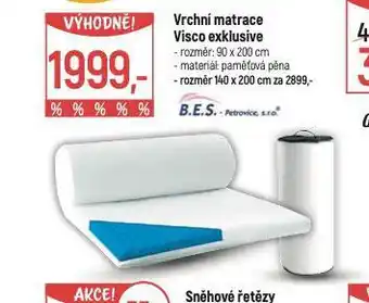 Globus Vrchní matrace visco exklusive nabídka