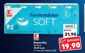 Kaufland Kapesníky nabídka