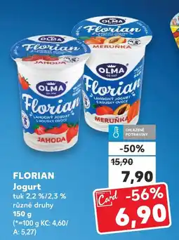 Kaufland FLORIAN Jogurt nabídka