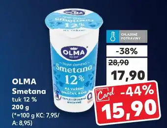 Kaufland OLMA Smetana nabídka