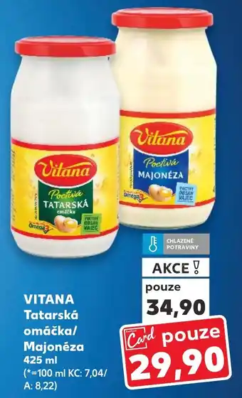 Kaufland VITANA Tatarská omáčka/ Majonéza nabídka