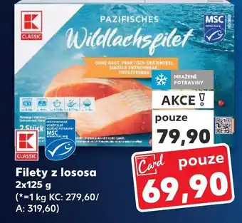 Kaufland Filety z lososa nabídka