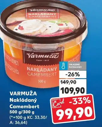 Kaufland VARMUŽA Nakládaný Camembert nabídka